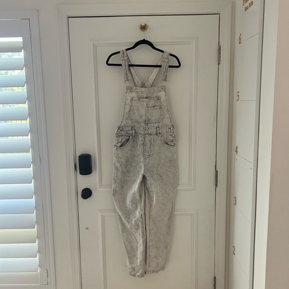 We the Free Ziggy Railroad Stripe Overalls Size S 100% cotton - Picture 4 of 10